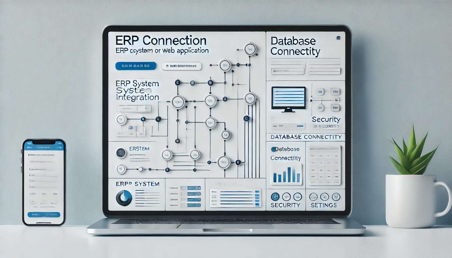 Erp Connection Illustration